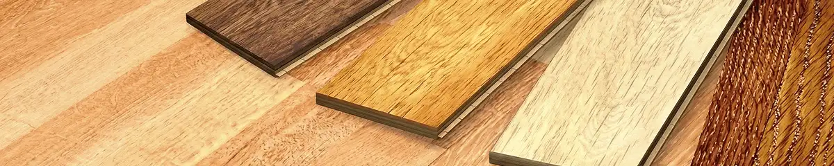 Cork floor boards close-up in Long Beach, CA