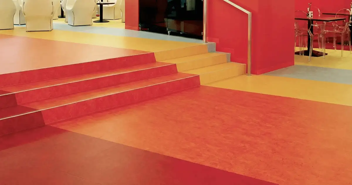 Snack bar with beautiful professionally installed linoleum flooring in Long Beach, CA